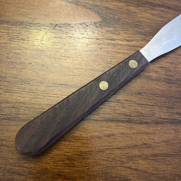 Vintage SS Wilton Flat Cake Icing Decorating Spatula 4.25” Blade Made in Japan - Picture 9 of 12